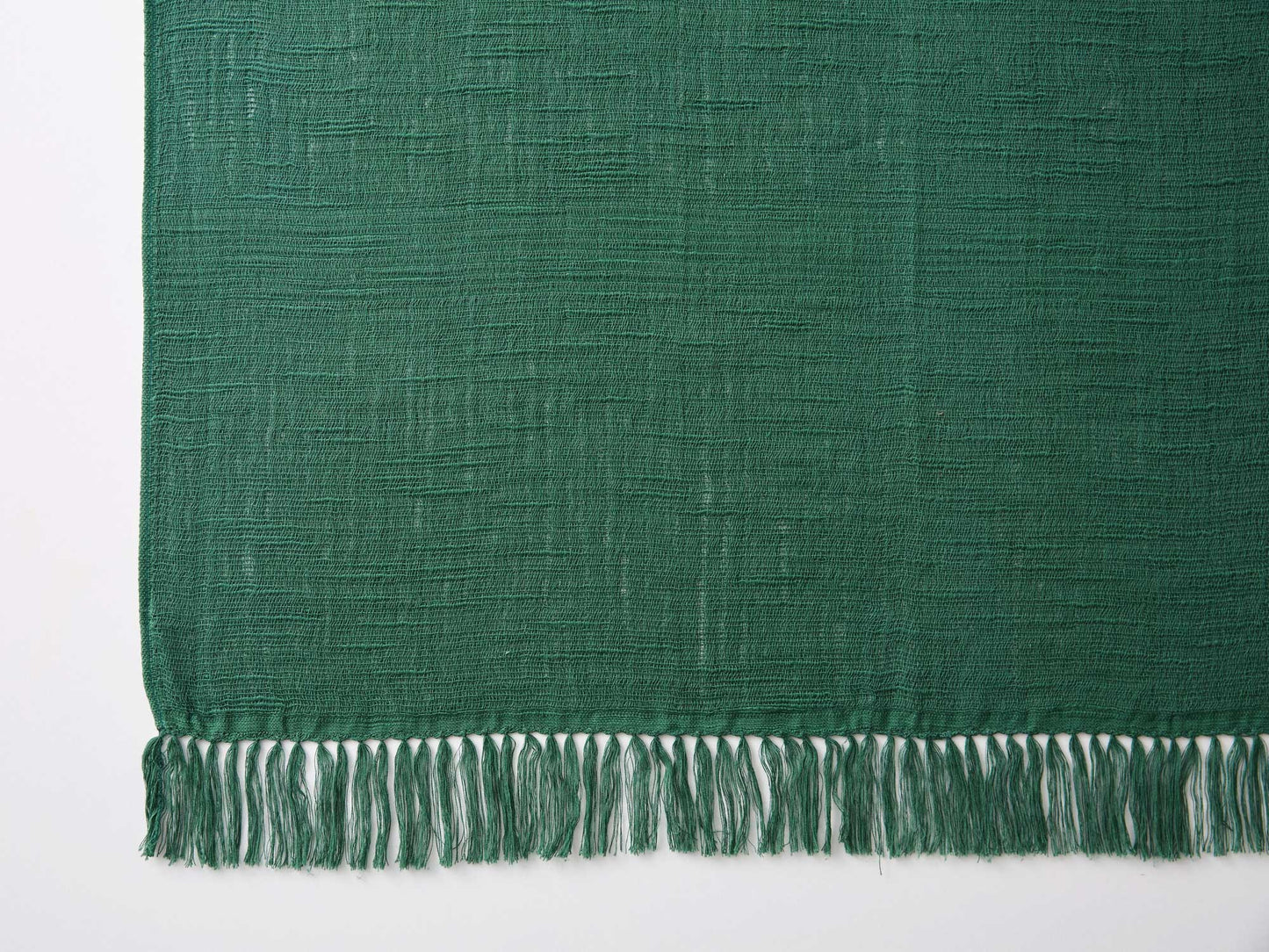 大判 今治ショール|スラブ【ダークグリーン】 180cm x 70cm / 165g / cotton 100%のコピー